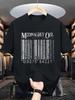 ZX Summer Hot Selling Mens Retro Band Pattern Tshirt Featuring Midnight Oil  Loose Fit Round Neck Short Sleeved Tshirt