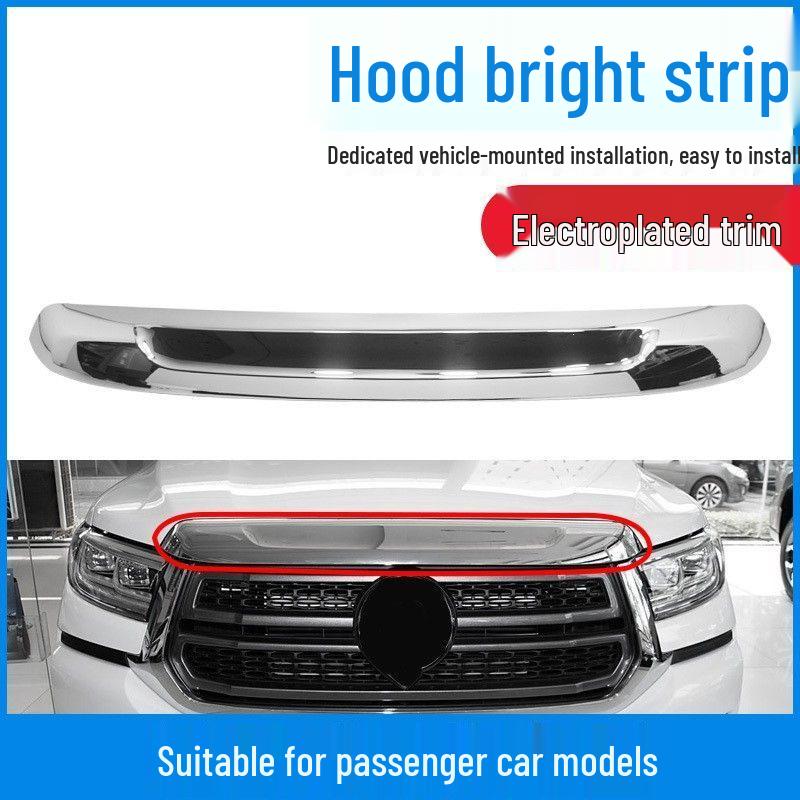 Great Wall Pao 2023 Grille & Hood Bright Trim Strip
