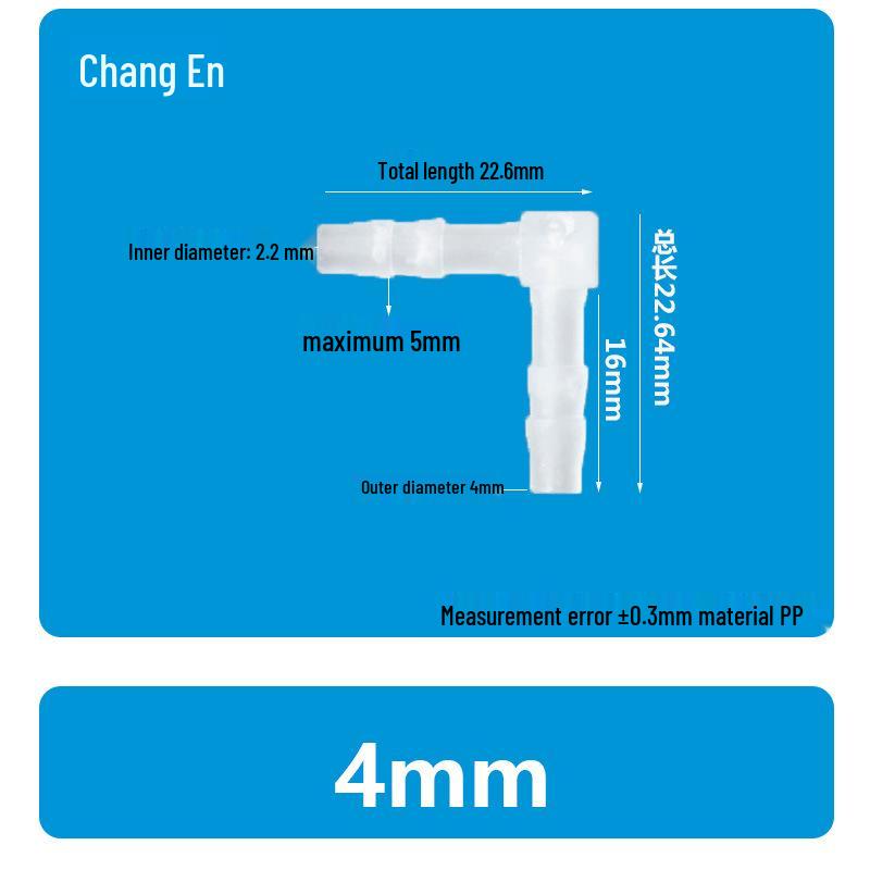 Plastic 90° Hose Connector Elbow Barb
