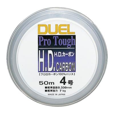 DUEL Fluorocarbon Line Carbon 50m Clear H812 #4 H.D. #4