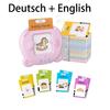 Lernmaschine Ideal für Kinder Sprechende Lernkarten Kindergarten Kinder Sprache Elektronisches Hörbuch LearnEnglish Deutsch Spanisch Französisch