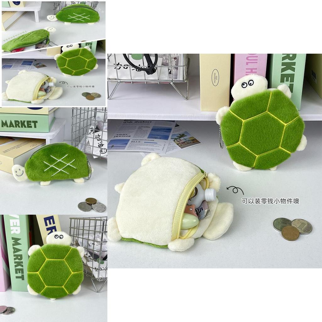 Porta-moedas Adorável de Tartaruga de Pelúcia Para Crianças Perfeito Para Presentes E Soluções de Armazenamento