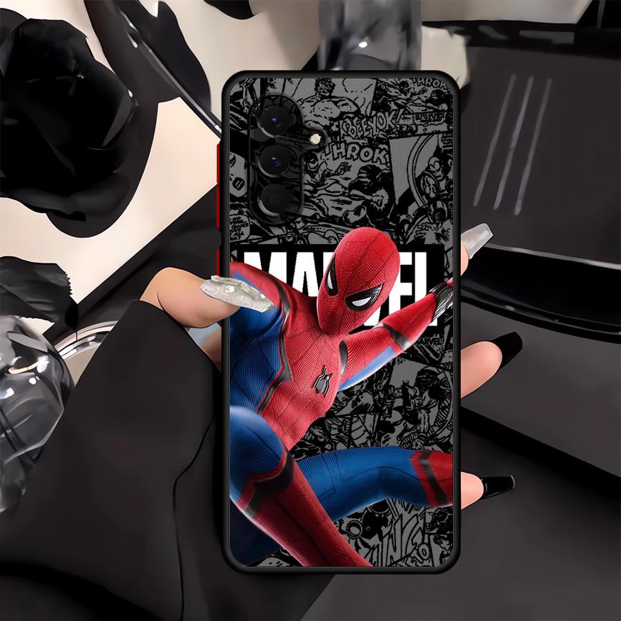 Funda para Teléfono Spider-Man Heroes Return para Samsung Galaxy A16 A53 A14 A23 A56 A55 A35 A73 A33 A54 A15 A17 A52 A34 A36 A52S