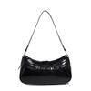 Retro High-End Bag Women'S Fashion Rivet Underarm Bag Niche Design Versatile Commuter Shoulder Bag