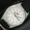 AUTOMATIC VINTAGE REFURBISHED SEIKO 5 JAPAN 6309A MENS WHITE WATCH A441398-5 Sk-a441398