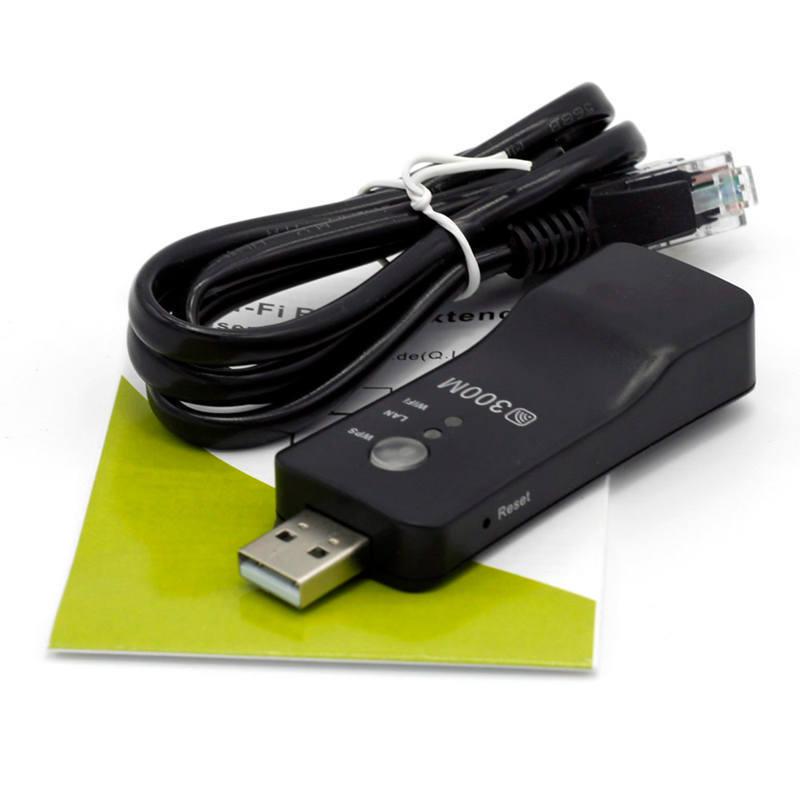 USB Wireless Repeater & Signal Amplifier Router 300M (Model UE01)