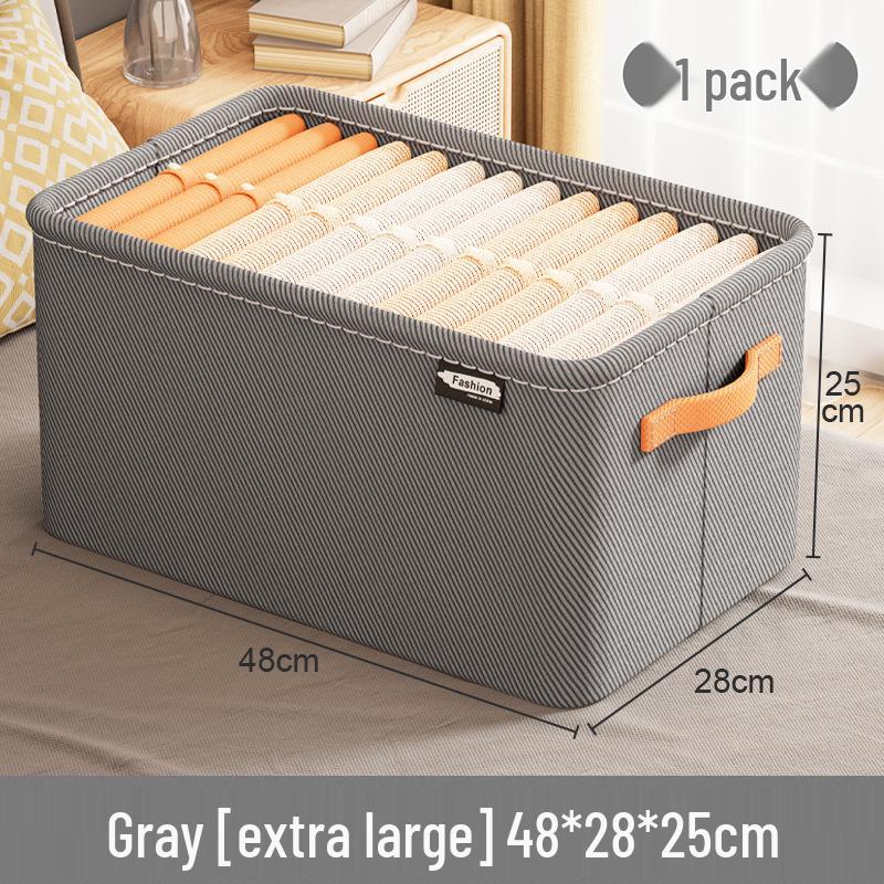 Verdickte Stoff-Aufbewahrungsbox für Kleidung und Hosen - Organizer für Schlafzimmer/Zuhause