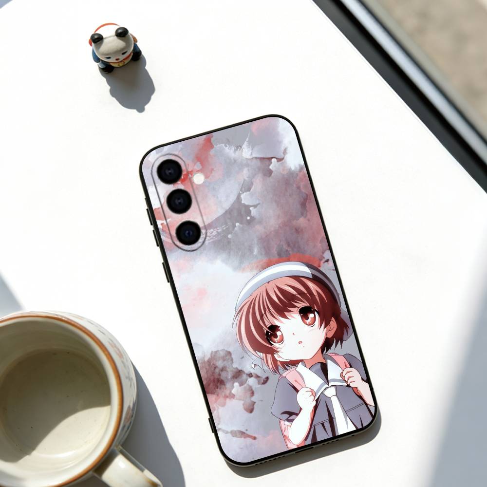 CLANNAD Phone Case For Samsung Galaxy A73,A72,A71,A70,A53,A52,A51,Others Soft Black Cover