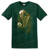 Skeleton Listening To Music T Shirt Vintage Retro Art Music Lover Tee