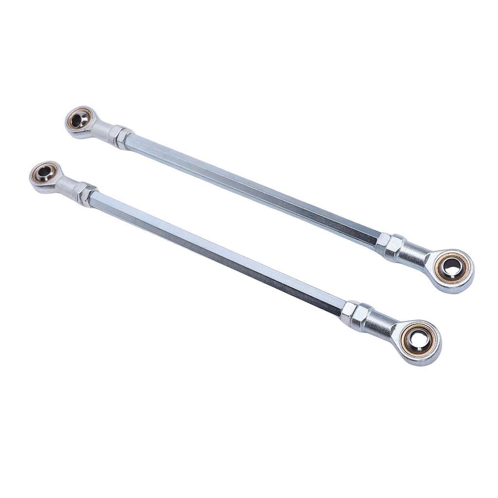 1 Pair 275mm 8mm Steering Shaft Tie Rod Steel Alloy High Hardness for Go Kart Drift Trike ATV Quad Mini Bike