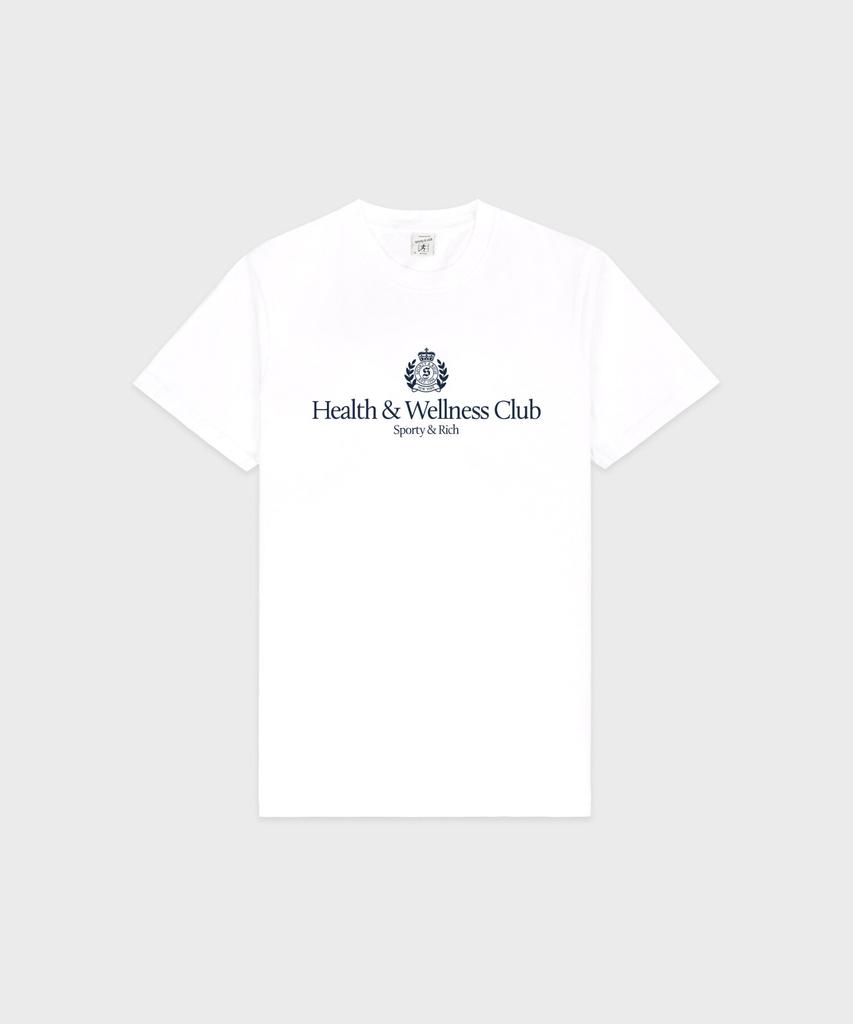 SPORTY&RICH H&W Crest T-Shirt Unisex - White R265Aut018