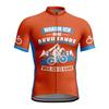 Summer Men's Short Sleeved Cycling Suit 3D Printed Elastic Tight Top
