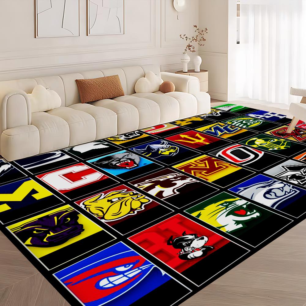 Sports Ice Hockey Floor Mat Cheaper Anti-slip Modern Living Room Balcony Printed Bedside Mats