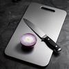3pcs Premium Stainless Steel Double Sided Cutting Board Set Dual Use for Vegetables Meat Durable Food Grade with Easy Grip