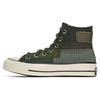 Chuck 70 Hi 'Mono Patchwork - Black Forest' (Unisex) Black / Forest Green / Egret / Sand Canvas Shoes 167138C