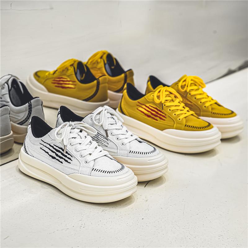 22 autumn ins tide student platform dad shoes handsome platform heightening sports casual board shoes