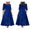2025 Women's Dress Summer Short Sleeve High Quality Dress Soft Fabric Art Maxi Summer Polynesian Custom Maxi Dress