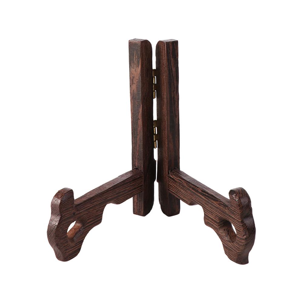 Multifunction Decoration Picture Bracket Wooden Plate Holder Display Stand Photo Frame Stand Easels