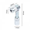 Carbon Steel Construction 90 Degree Tool Grease Coupler Adapter
