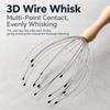 Round Tip Head Massager Wood Handle Head Scratcher Flexible Scalp Relax Tool  Home Stress Relief