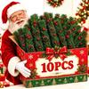 34CM Simulated Red Berry Wreath Strap Green Rattan Garland with Pine Cones Xmas Tree Christmas New Year Door Home Stairs Decor