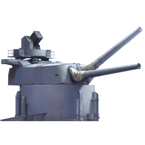 

Takom 1/72 Scale British Battlecruiser HMS Hood Mark 1 38.1cm/42 Caliber Twin Turret B Plastic Model Kit TKO5020