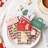 Christmas Creative Snack Packaging Bag Header Festive Bag Exquisite Cardboard