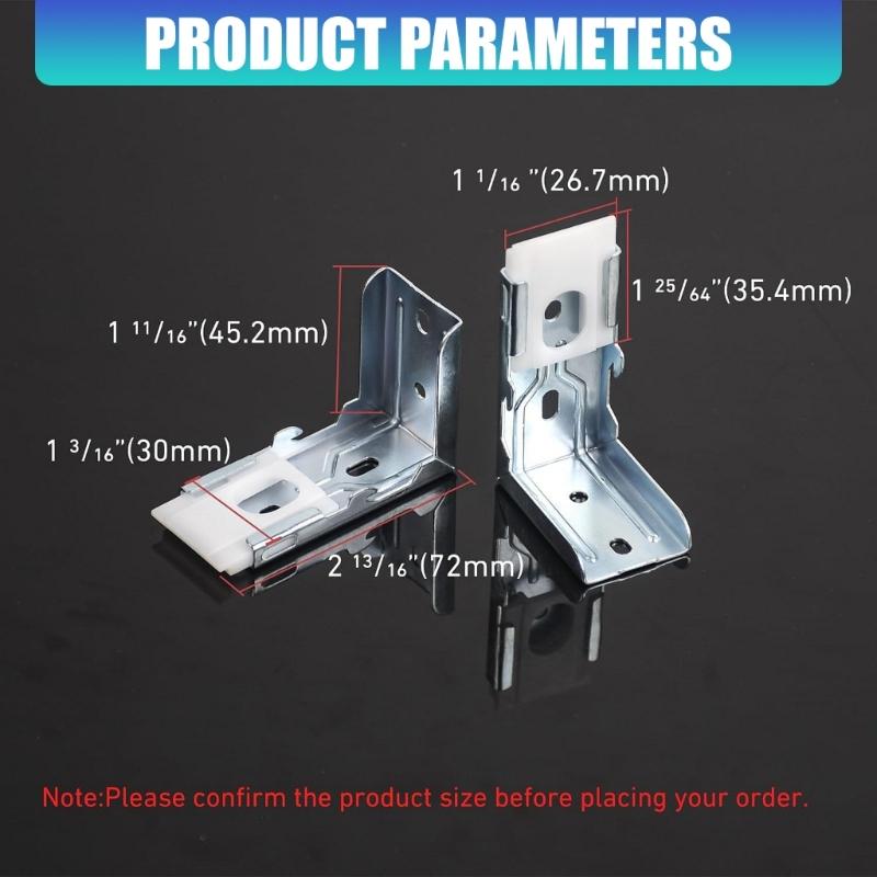 Zebras Shade Mounting Brackets,Metal Blinds Bracket Window Repair Set Heavy Duty Support for (72mm) Zebras Shade,Blinds