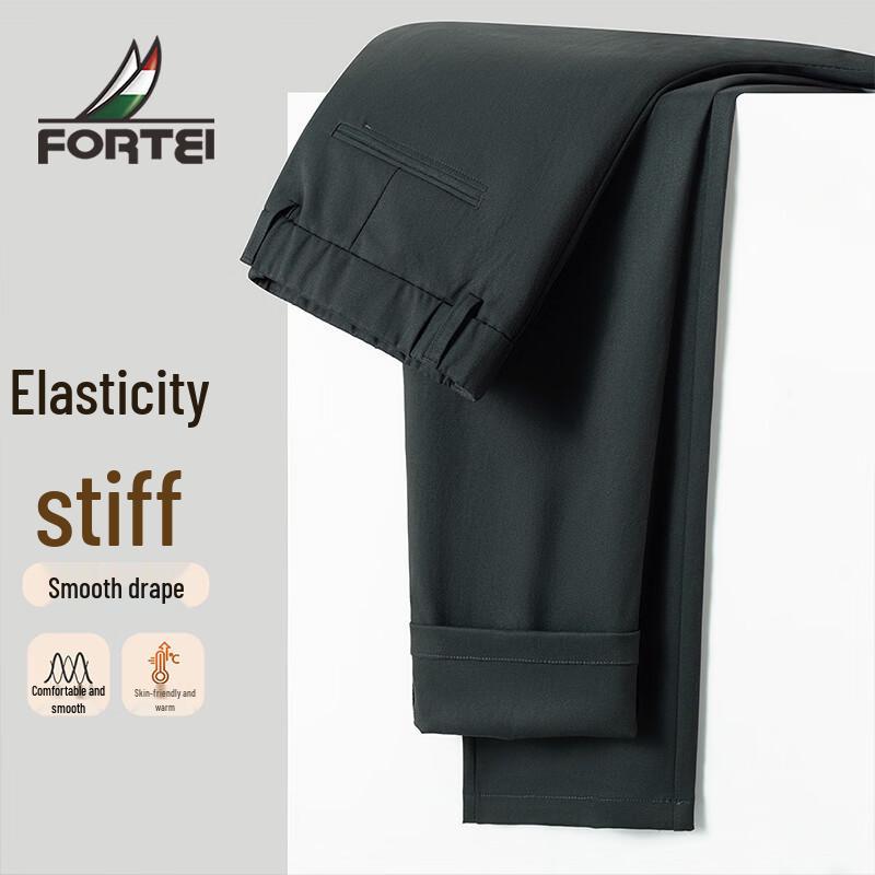 Men s Straight Fit Stretch Casual Pants L