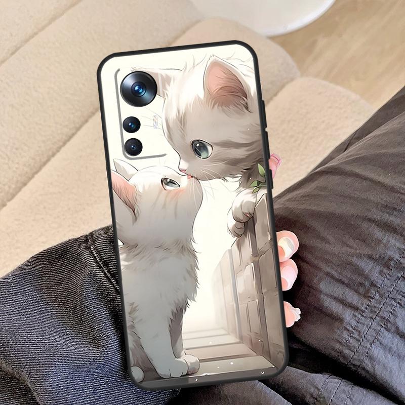 Funny Cute Cat For Xiaomi POCO C65 F5 X5 X4 X3 Pro F3 F4 M5s Mi 14 13 Pro 11T 12T 13T 12 Lite Phone Case