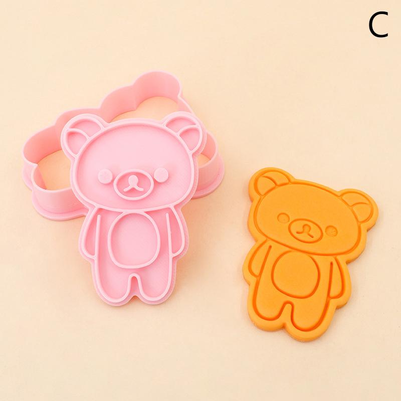 Cute Bear Sandwich Mold Bread Cake Biscuit Embossing Device Crust Cookie Cutter Baking Pastry Tools