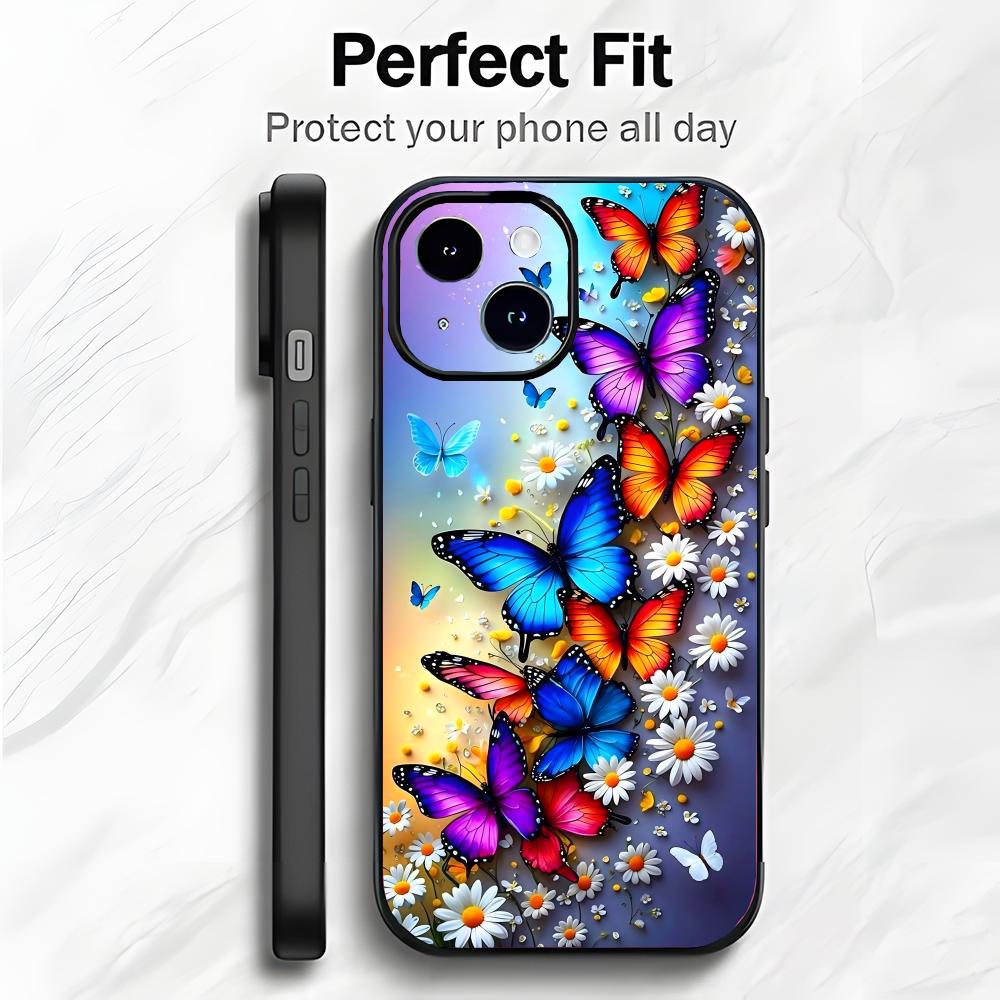 Butterfly Moth Delicate Insect Art Phone Case Phone Case Soft Packaging Lightweight For iPhone17 16 15 14 13ProMax