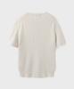 Beulaendideu Hard Twist Ribbed Henley Neck Half Knit [Ivory]
