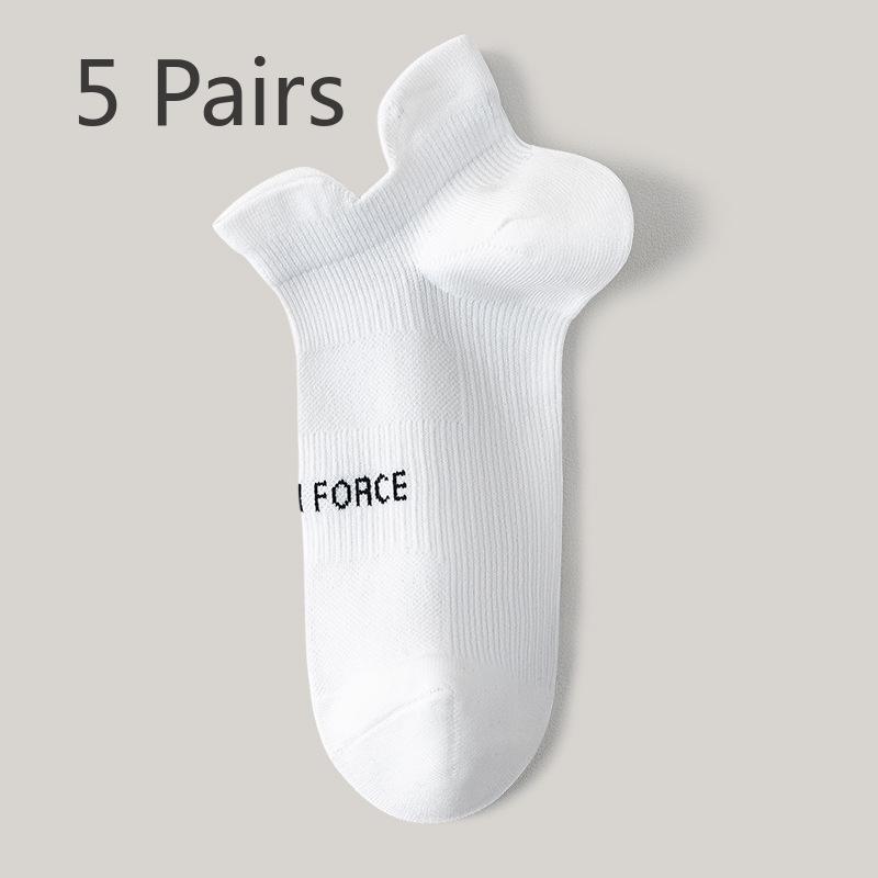 5 Pairs Pairs Women's Socks Summer Thin Sports Non-slip with Sweat Absorbent Anti-odor Summer Women's Boat Socks