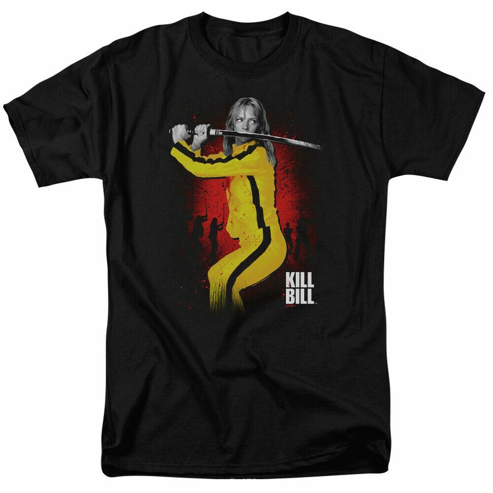 

26 Kill Bill Surrounded T Shirt Licensed Martial Arts Movie Retro Classic Tee Black Unisex T-Shirt XXXXL