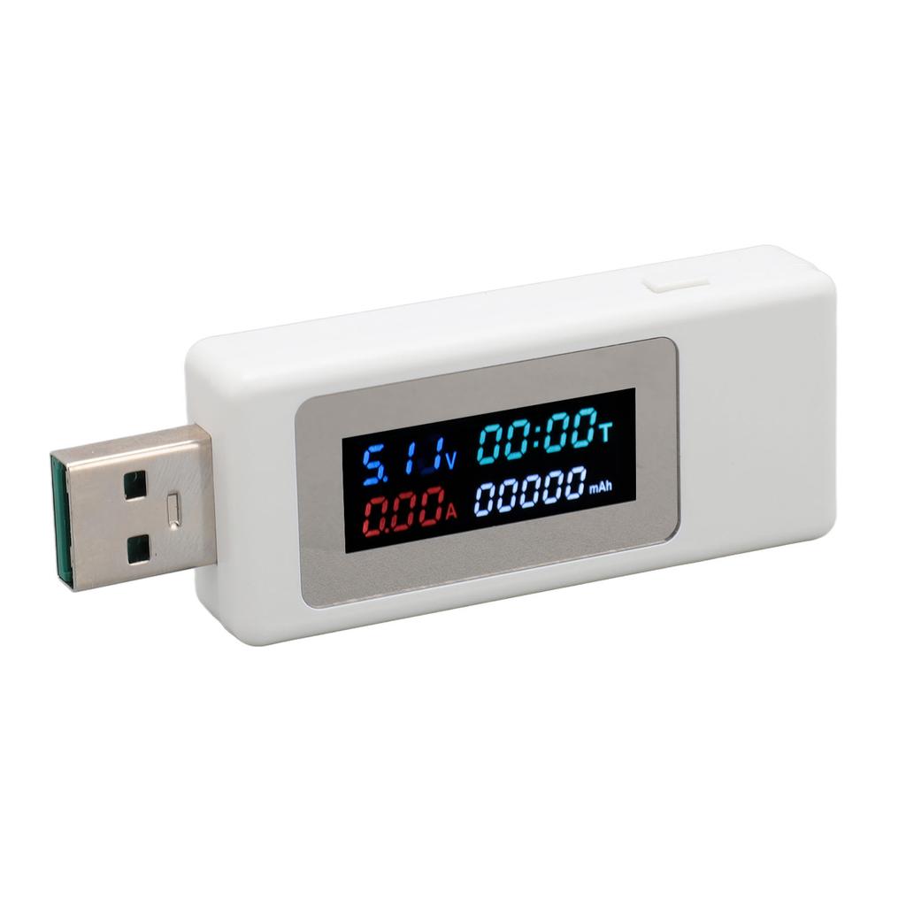 USB Tester Professional Color Screen USB Current Voltage Charging Detector with LED Display for