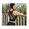 Women Seamless Back Mesh Sports Bra Breathable Quick Dry Shockproof For Yoga Running Fitness