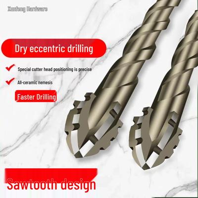 Sharp Tooth Tungsten Steel Triangle Drill Bit – Wear-Resistant, Versatile for Dry/Wet Drilling In Home Improvement