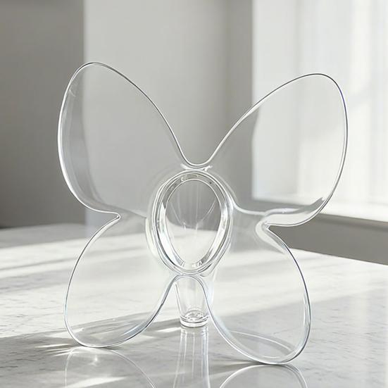 Yousheng Clear Plastic Vase Decorative Square/Butterfly Frame Vase for Wedding Party Table Home Dining Table Bookshelf Centerpiece House Warming Gifts