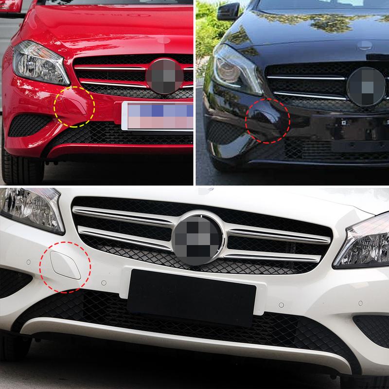 For Benz A Class Car Front Bumper Tow Hook Cover Cap Black For Benz Mercedes W176 2013-2018 A180 A200 A250 A260 1768850122