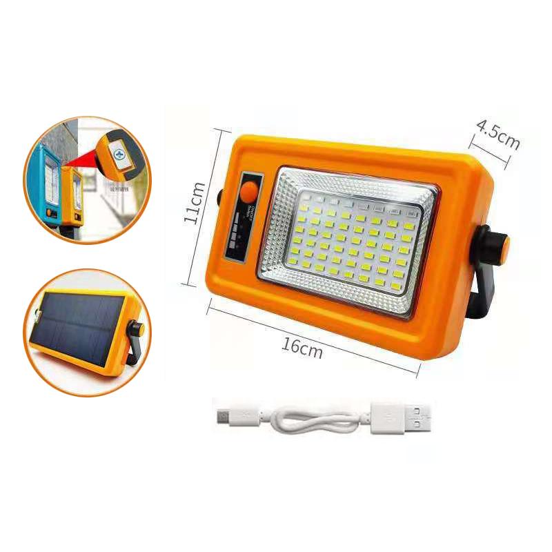

Portable Solar Lamp Lithium Battery Multifunctional Emergency Light for Outdoor Camping Green