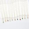 Gold-Plated Zircon Birthstone Pendant Necklace for December