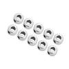 10 Pcs Shaft Collar Electroplate Ferronickel Shaft Lock Collar Ring5.1mm