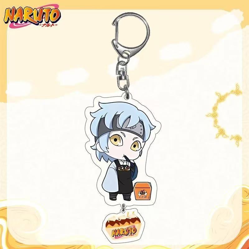 Anime Naruto Acryl Schlüsselanhänger Mithelfer Uzumaki Naruto Cartoon Schlüsselanhänger