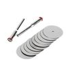 10 X 22mm Blade Disc + 2 X Rod Rotary Cutting Tool