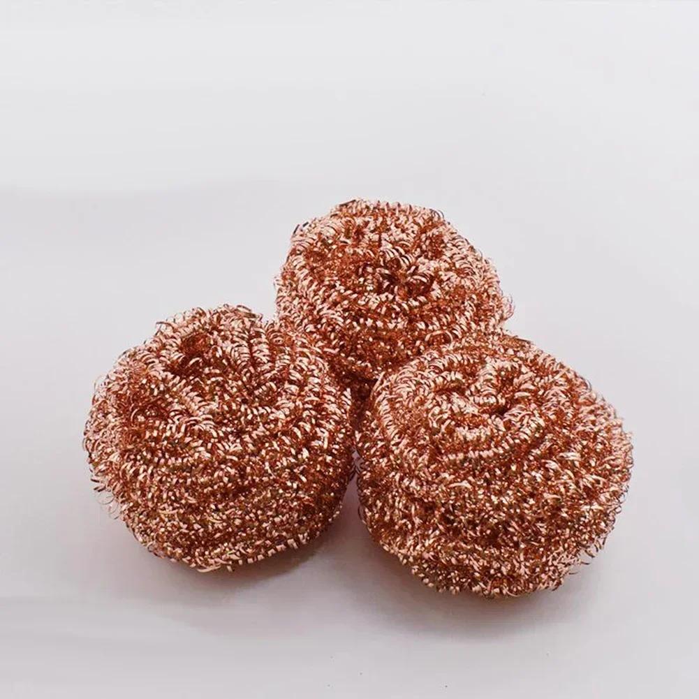 3pcs Desoldering Cleaning Ball Soldering Iron Tip Cleaning Nozzle Cleaning Sponge Copper Wire Cleaner Ball