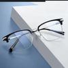 RK200 Ultra-Light Retro Myopia Glasses - Anti-Blue Light Black Frame for Men & Women