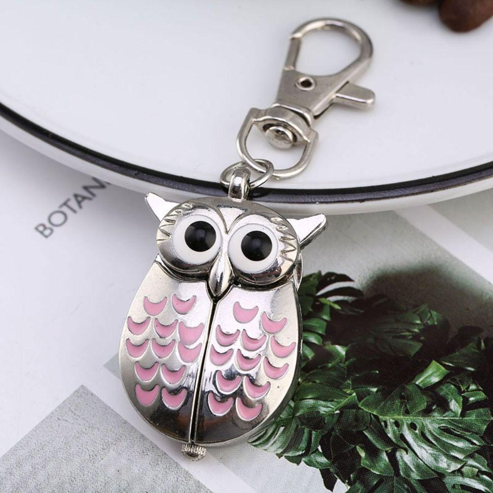 Small Necklace Hanging Watch Flip Style Children's Watches Keychain Pocket  Watch  Daily Wear