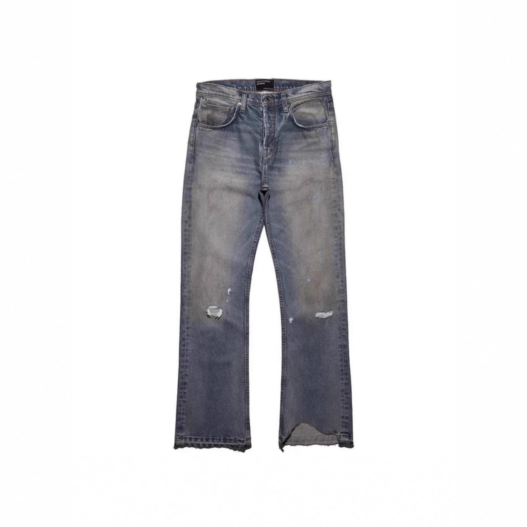 Melancholy Burning Slender Jeans Men And Women 30 синий