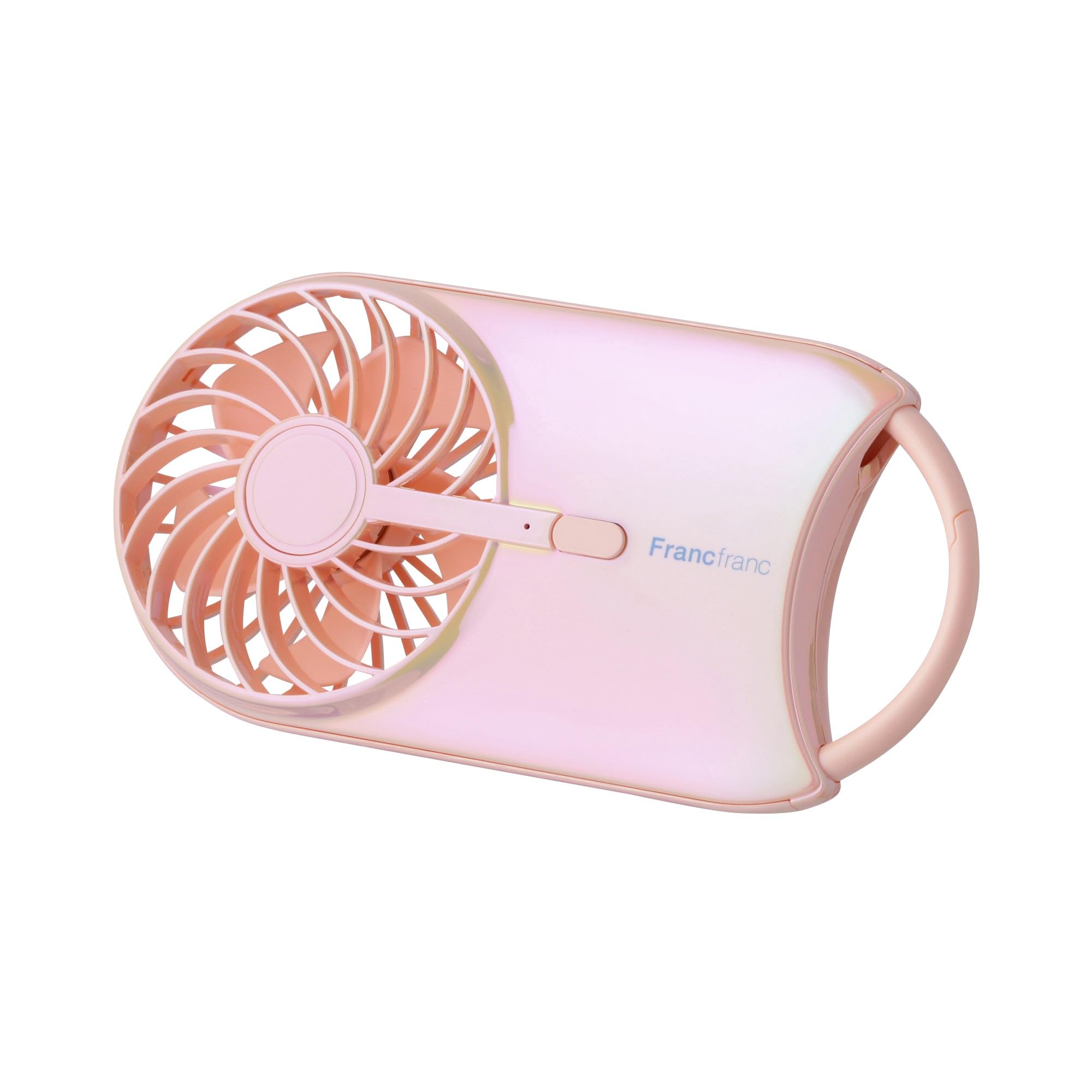 

Francfranc Carry Fan Aurora Pink Slim Portable Fan with 3 Speed USB Perfect Gift [2024 Model] Settings, Charging, Type-C Compatible,
